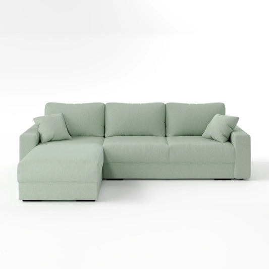 Emerald Mist Corner Sectional Sofa Bed