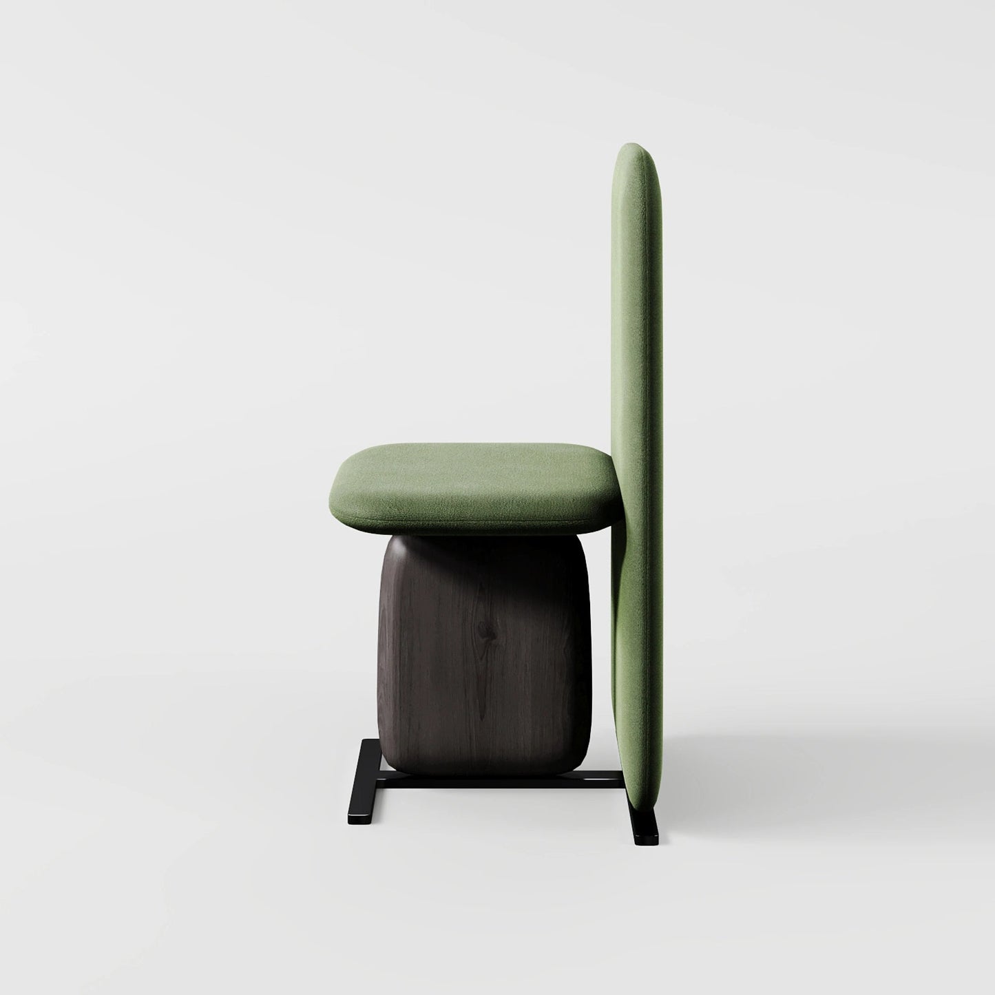 Emerald Monolith Dining Chair