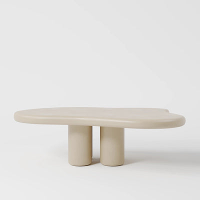 Tony Large Micro-Plaster Coffee Table — 140cm