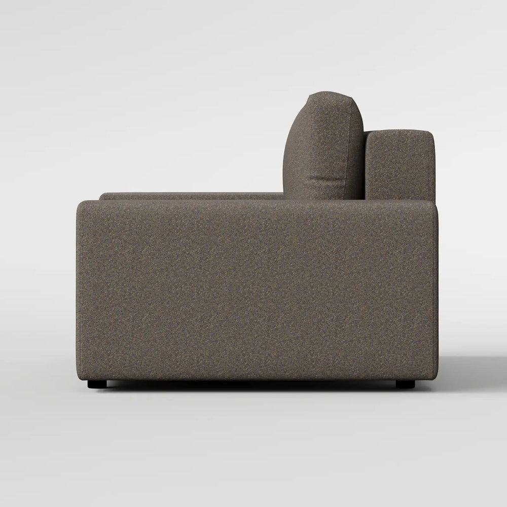 Sleek Boxy Accent Arm Chair