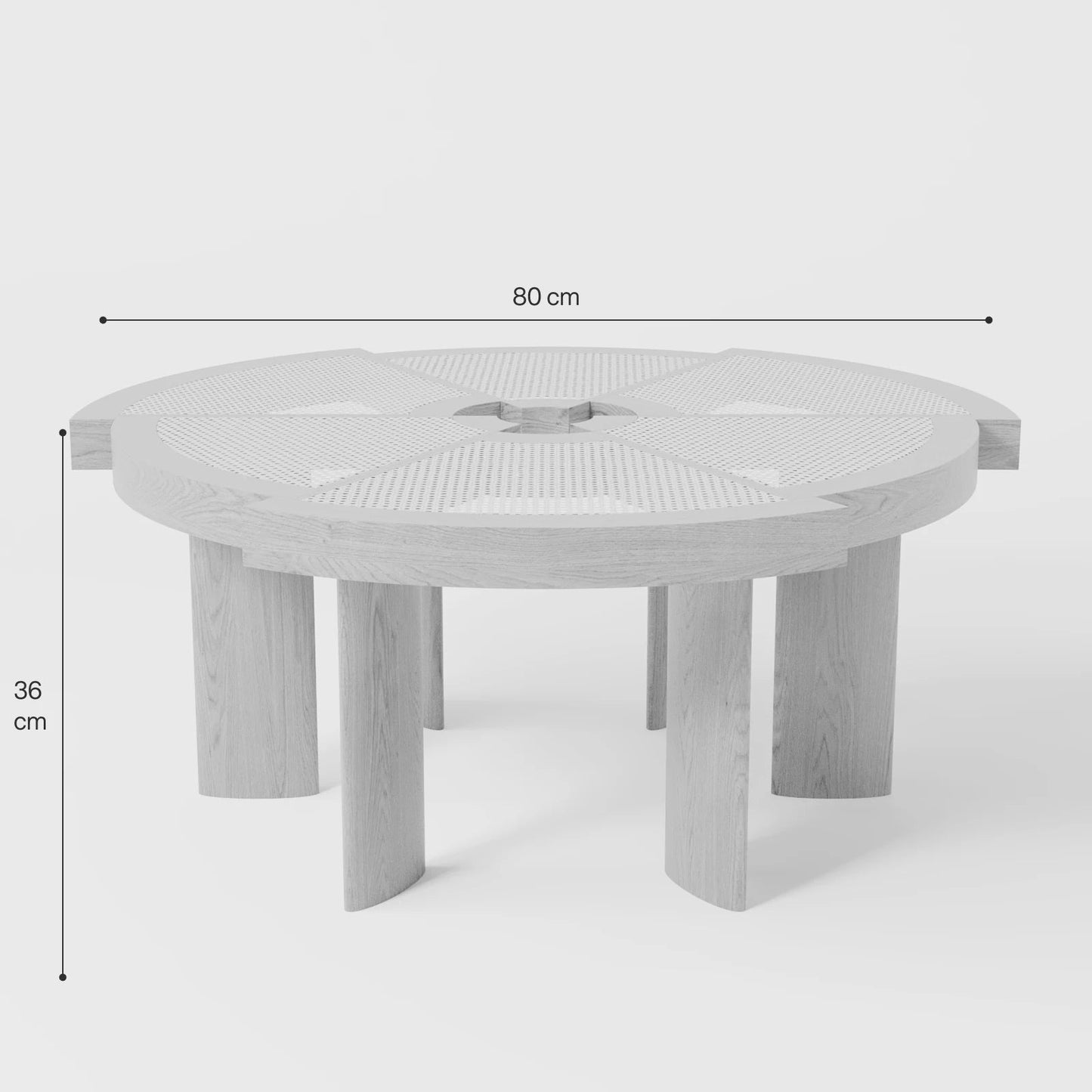 Architectural Wood Cofee Table