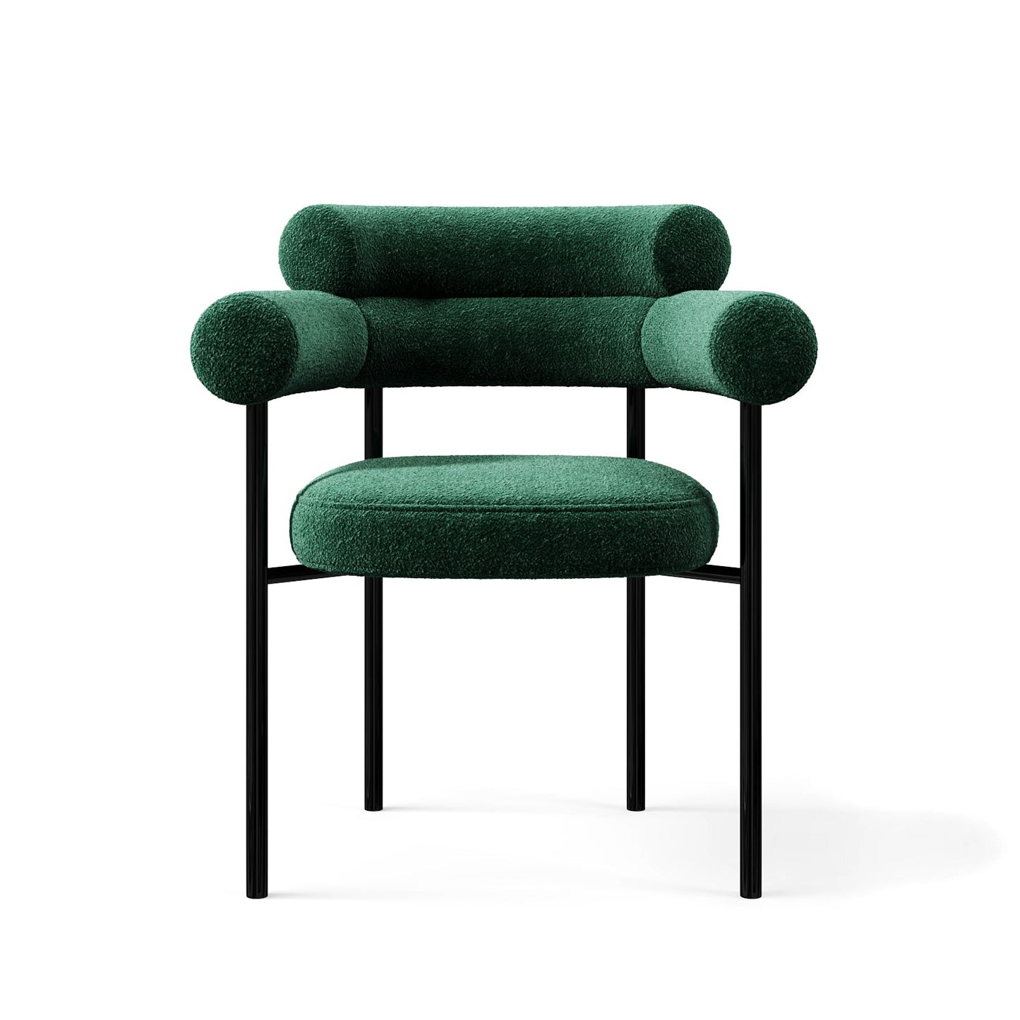 Cylindrical Bolster Dining Chair